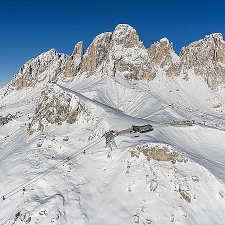 Impianto 3S - La Nuova cabinovia trifune Campitello-Col Rodella
