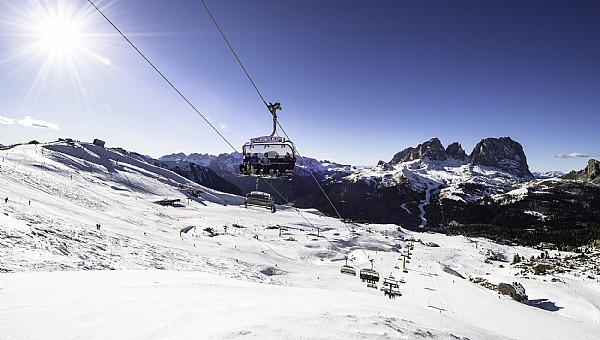 Val Di Fassa Lift Attraction In Altitude